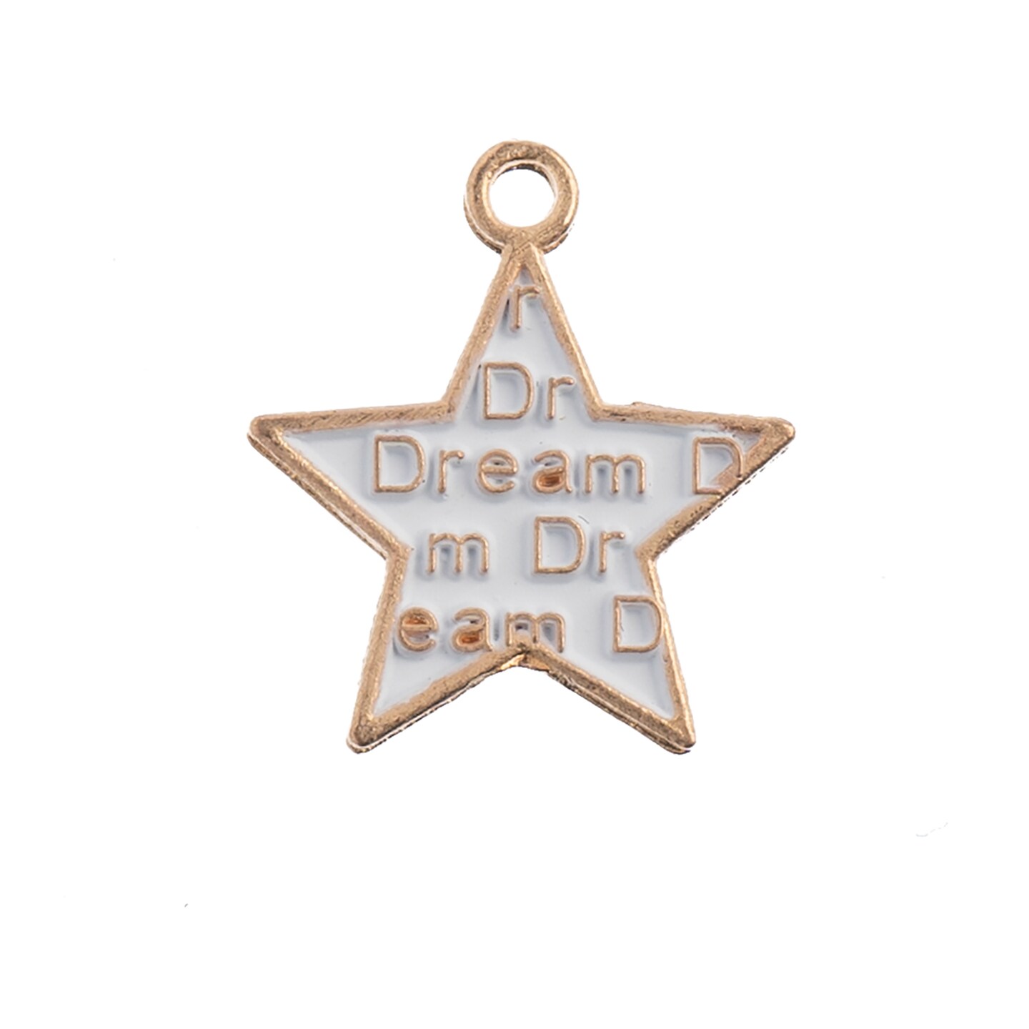 John Bead Sweet &#x26; Petite White Dream Star Charms, 10pcs