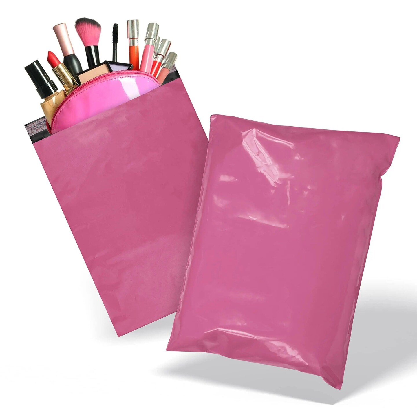 Hot Pink Poly Mailers 6 x 9 Peel and Seal Poly Shipping Bags for Small Business Pack of 100 Waterproof Shipping Envelopes for Clothing 2 Mil Tear Proof Plastic Mailing Bags for Shipping
