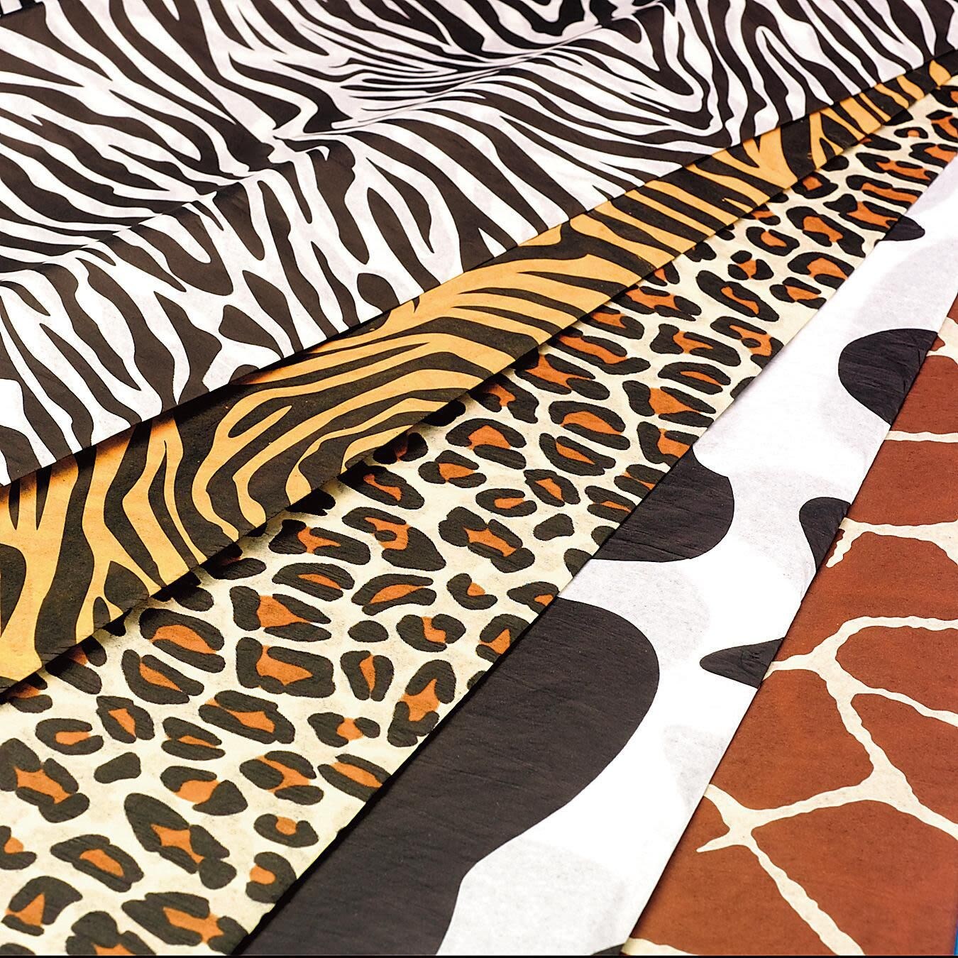 Animal Print Tissue Paper (Pack of 60)
