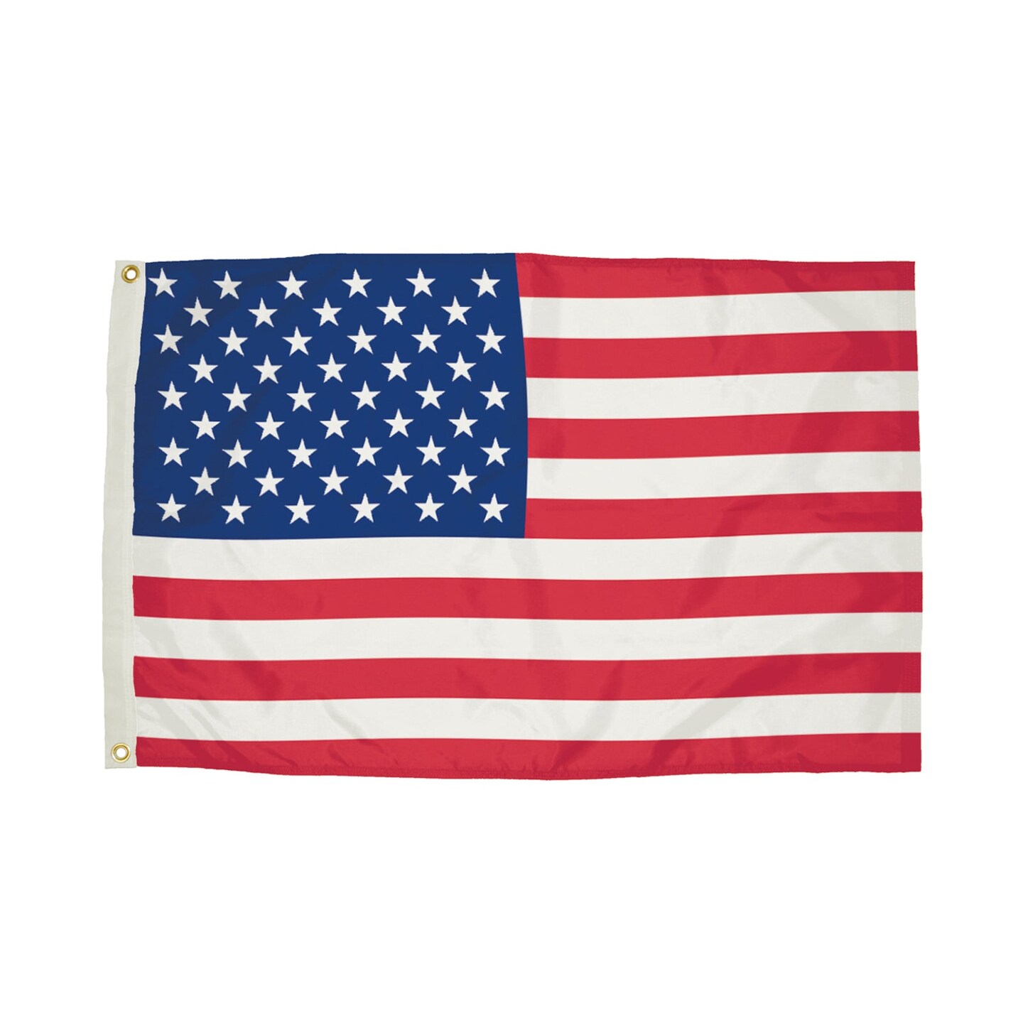 Durawavez Nylon Outdoor U.S. Flag with Heading &#x26; Grommets, 5&#x27; x 8&#x27;