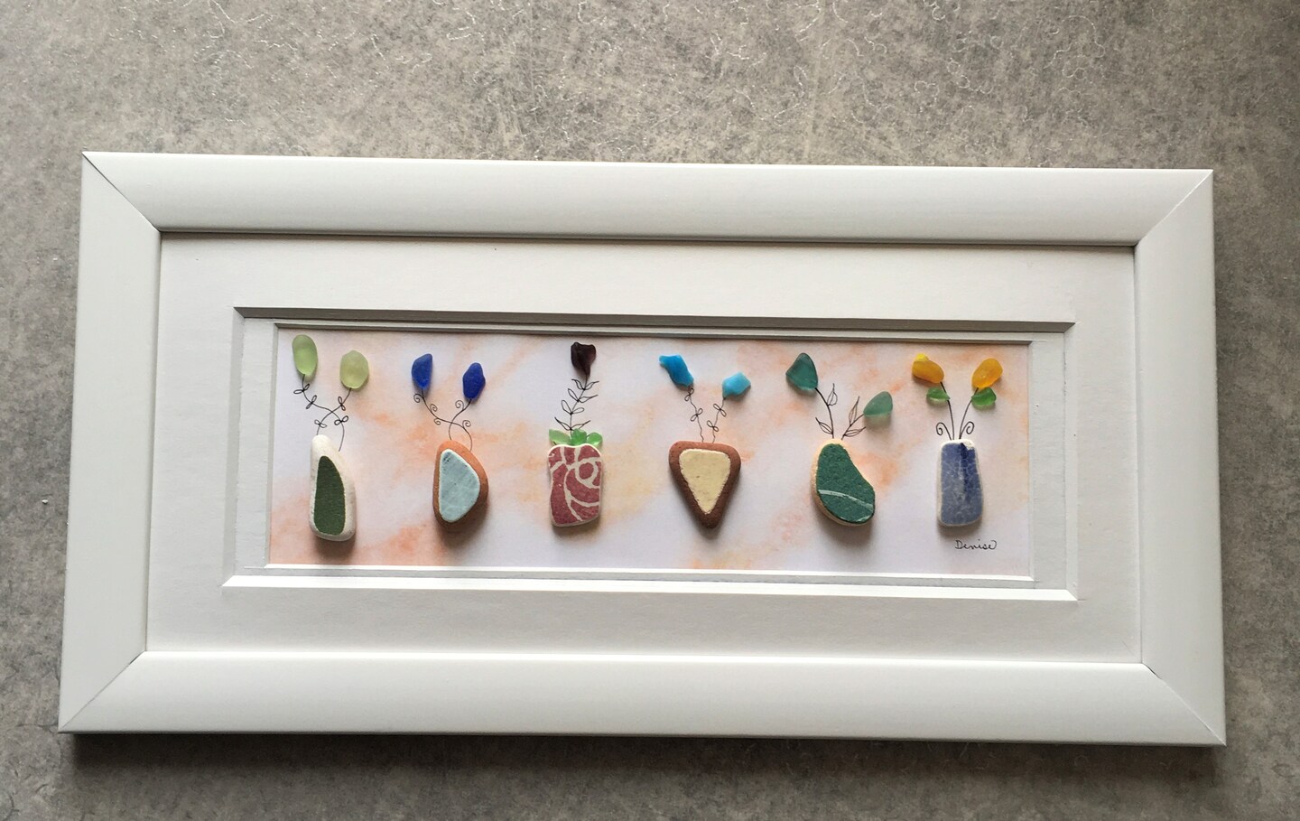 宝物♡Sea glass art Sea Glass Art Sea Turtles - PrimaveraNewport.com