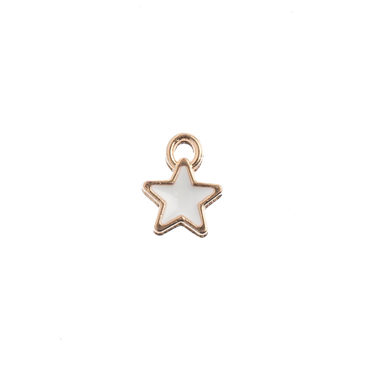 John Bead Sweet &#x26; Petite Tiny Star Charms, 10pcs