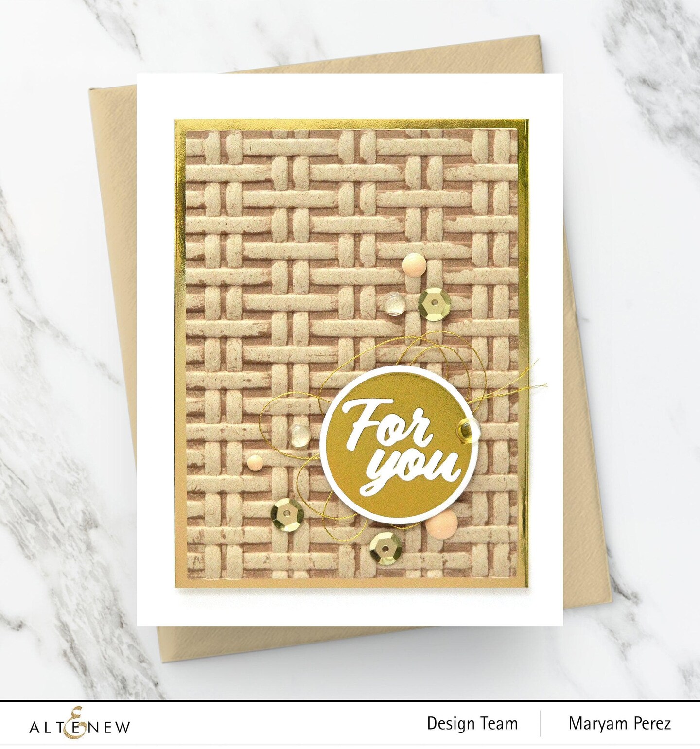 Wicker Texture 3D Embossing Folder