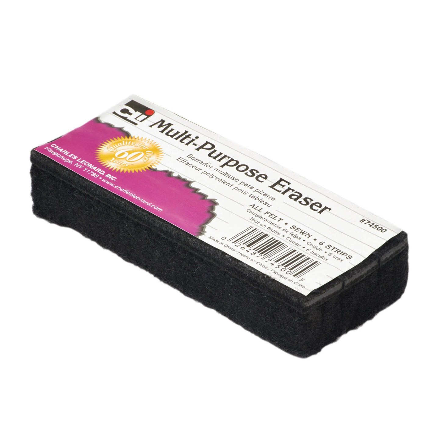 Multi-Purpose Eraser, 5&#x22; Length, Pack of 12