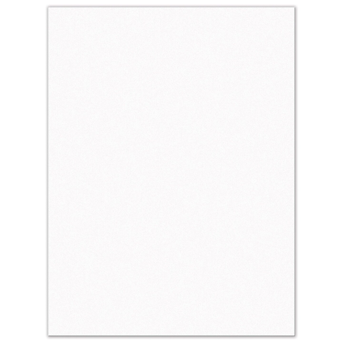Construction Paper, Bright White, 9&#x22; x 12&#x22;, 50 Sheets Per Pack, 10 Packs