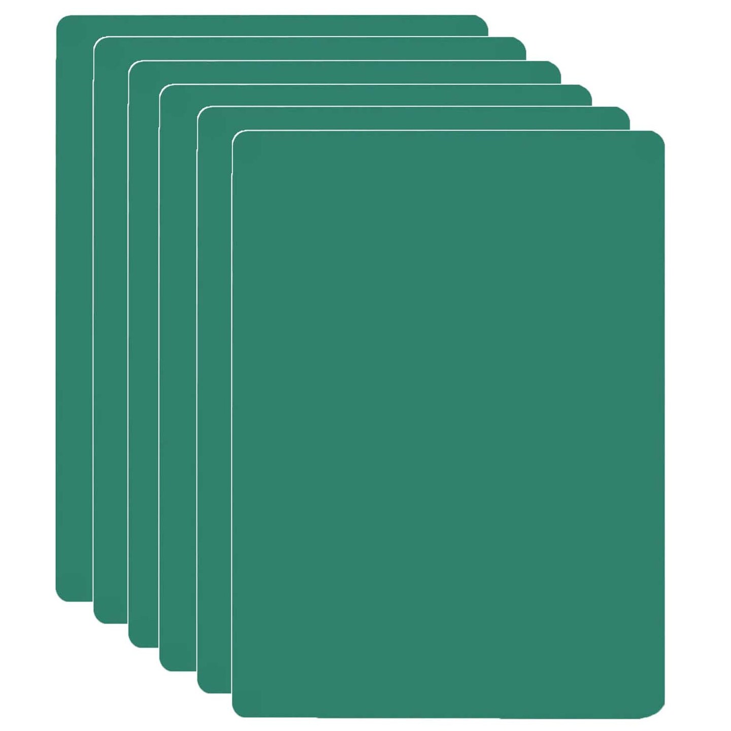 Green Chalk Board, 9.5&#x22; x 12&#x22;, Pack of 6