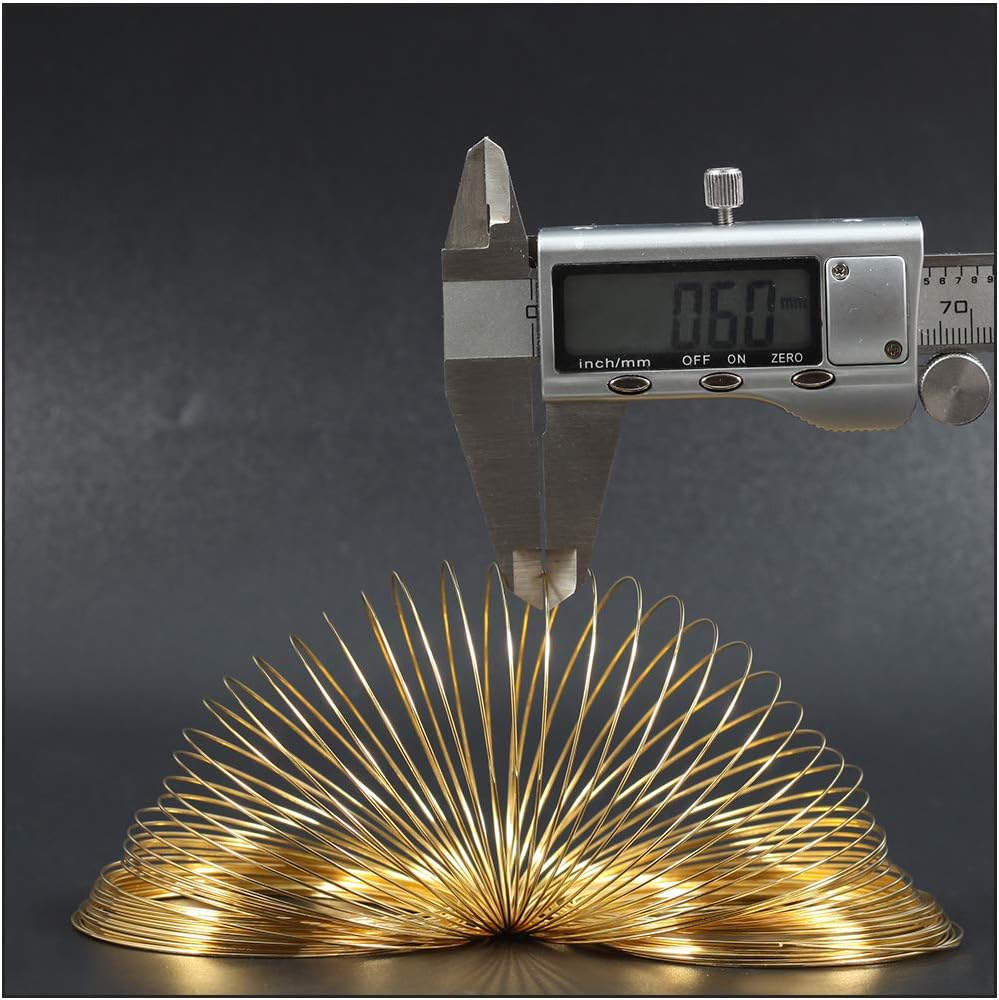 200 Loops Memory Wire for Bracelet Making 5 Inches Memory Wire Cutting Pliers Set for Jewelry Making Gold Silver Loop Jewelry Wire Arts DIY Making Supplies Hobby Work Tool