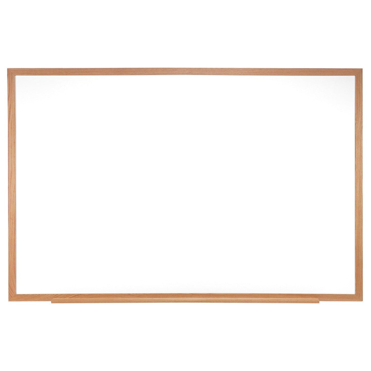 Non-Magnetic Whiteboard with Wood Frame, 18&#x22;H x 24&#x22;W