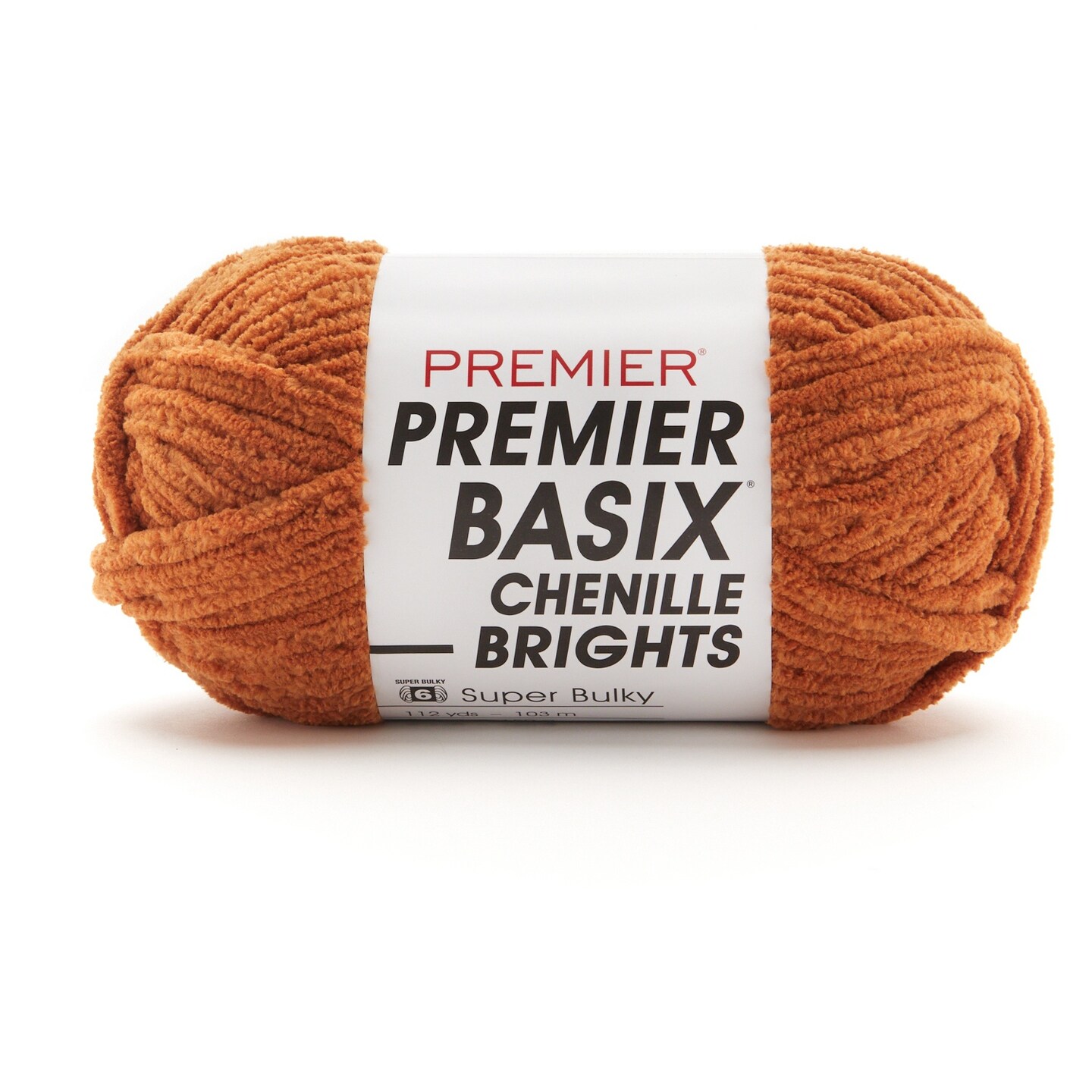 Premier Basix Chenille Brights Yarn-Rust