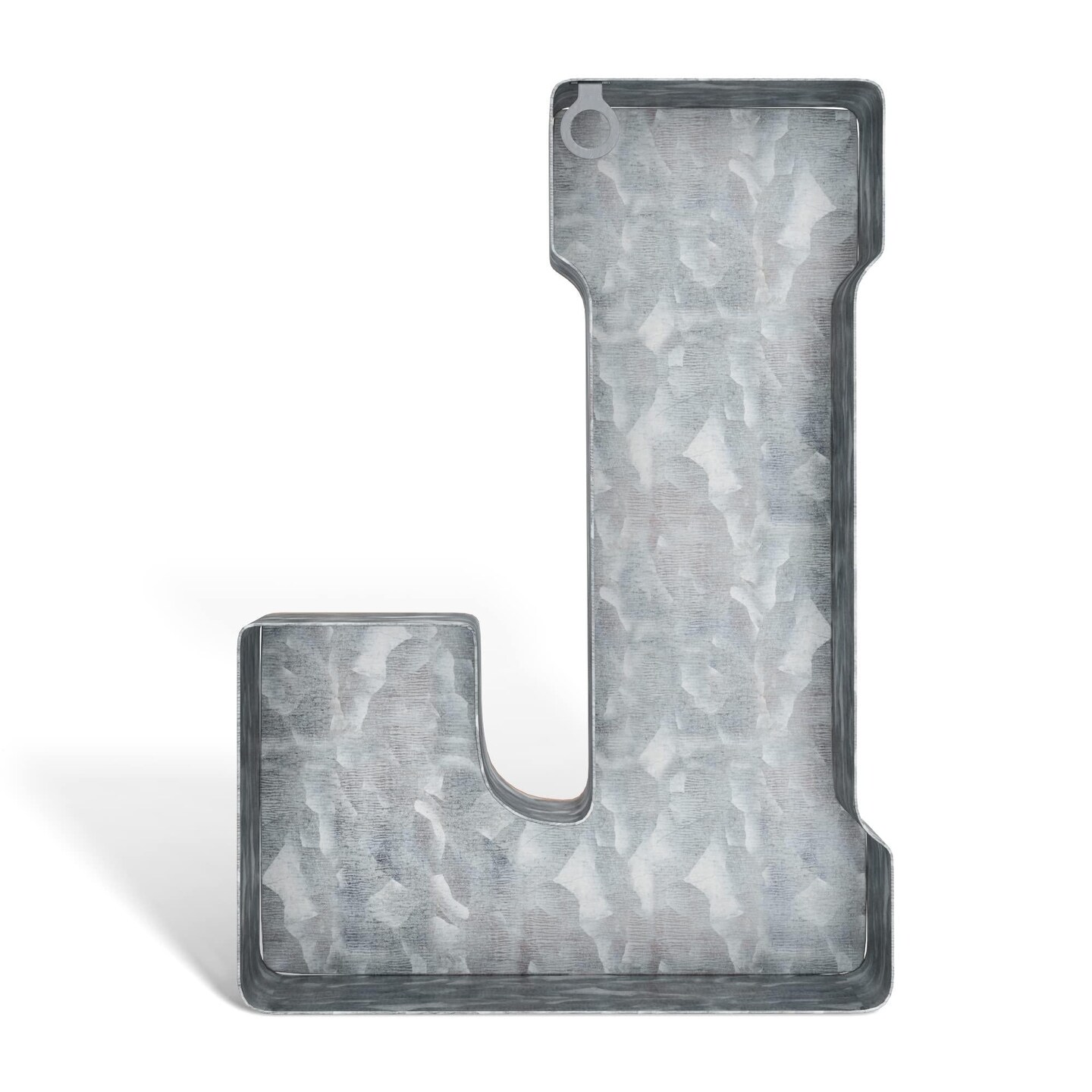 Galvanized Metal Letters for Wall Decor   3D Letter L for Hanging or Freestanding   Unique Blend of Rustic Vintage Western and Industrial Styles   Fits for Living Room Lobby Kitchen