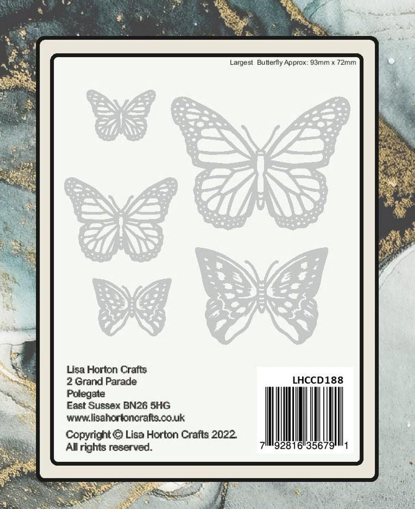 Lisa Horton --That Craft Place Lisa Horton Foil Plates - Butterflies