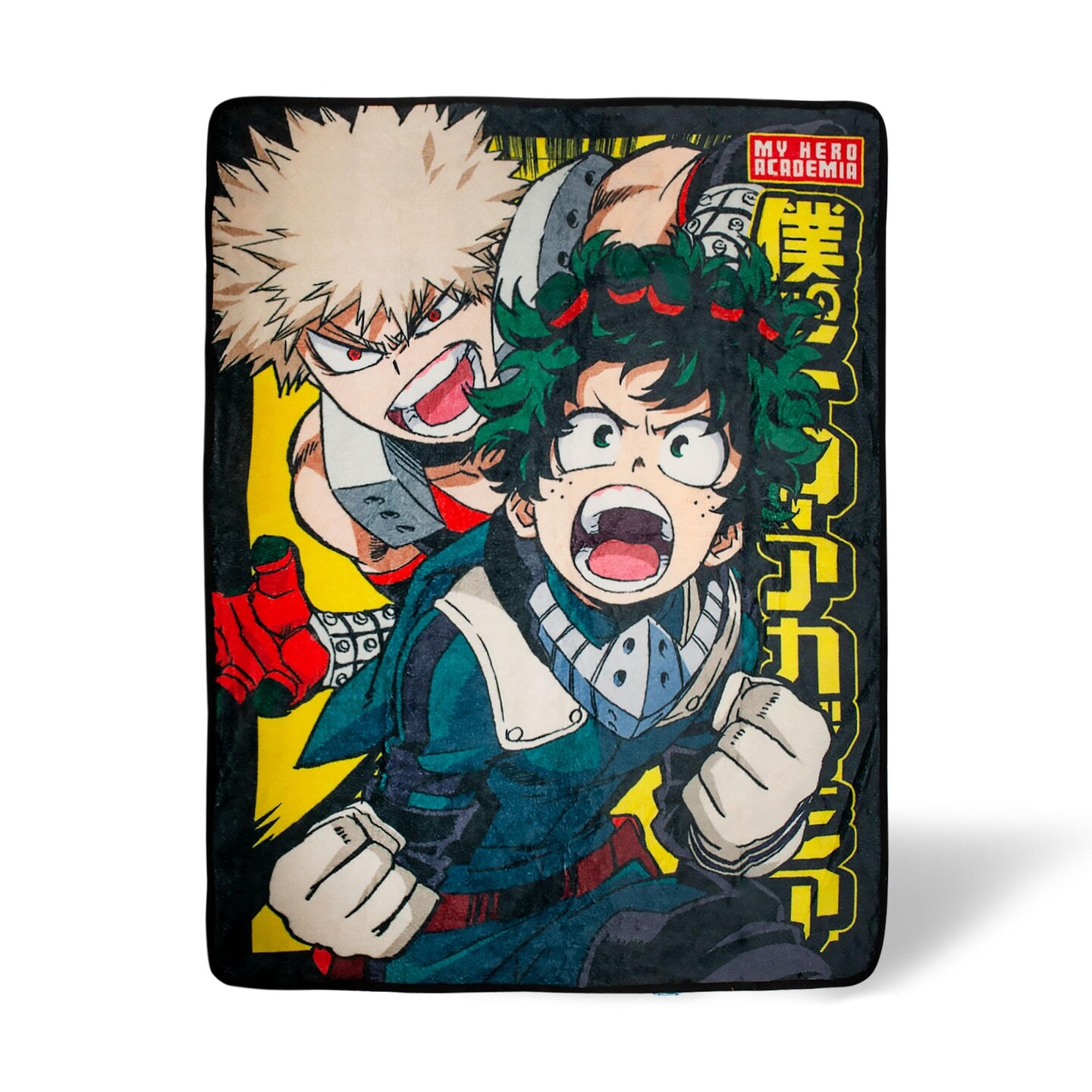 My Hero Academia Izuku &#x26; Katsuki Fleece Throw Blanket | 45 x 60 Inches
