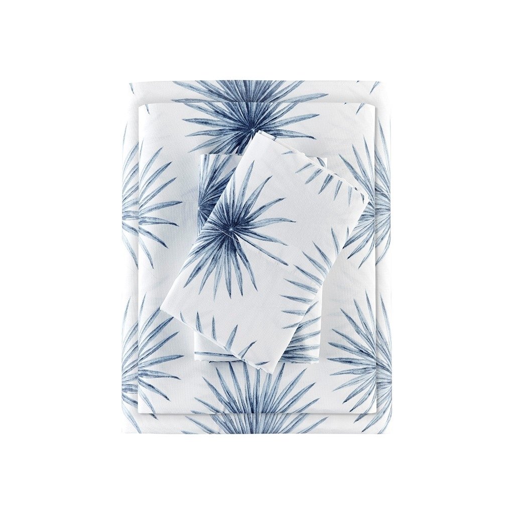 Gracie Mills Esme Breathable Printed Cotton Percale Sheet Set - Grace-15323