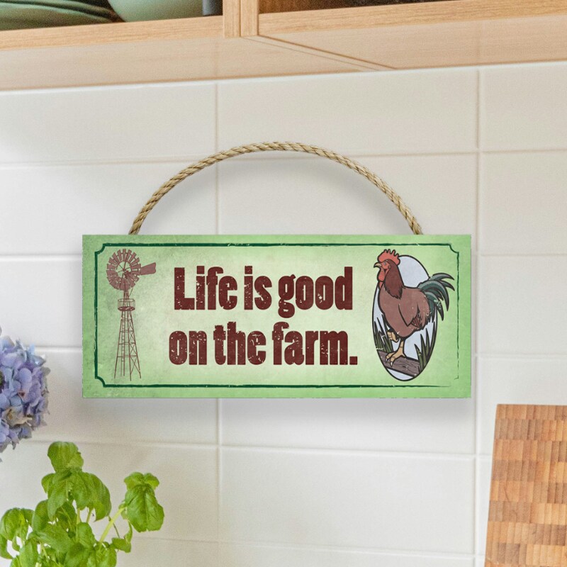 Country Living Wood Sign Collection