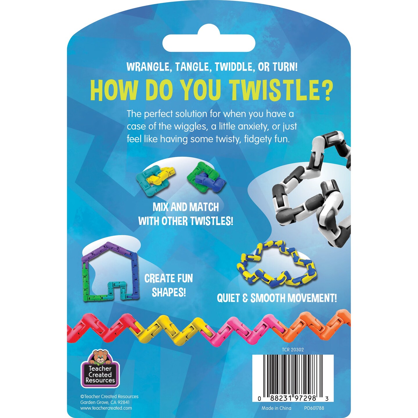 Twistle Original, Black &#x26; White, Pack of 3