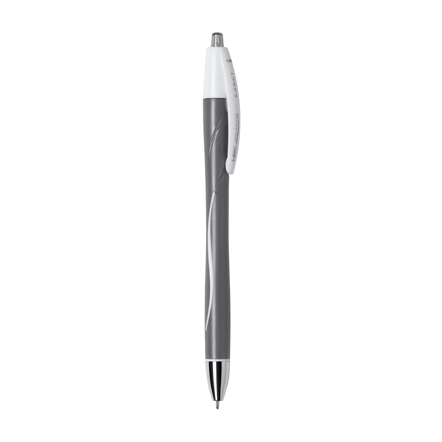 Glide&#x2122; Exact Retractable Ball Point Pen, Fine Point (0.7 mm), Black, 12-Count