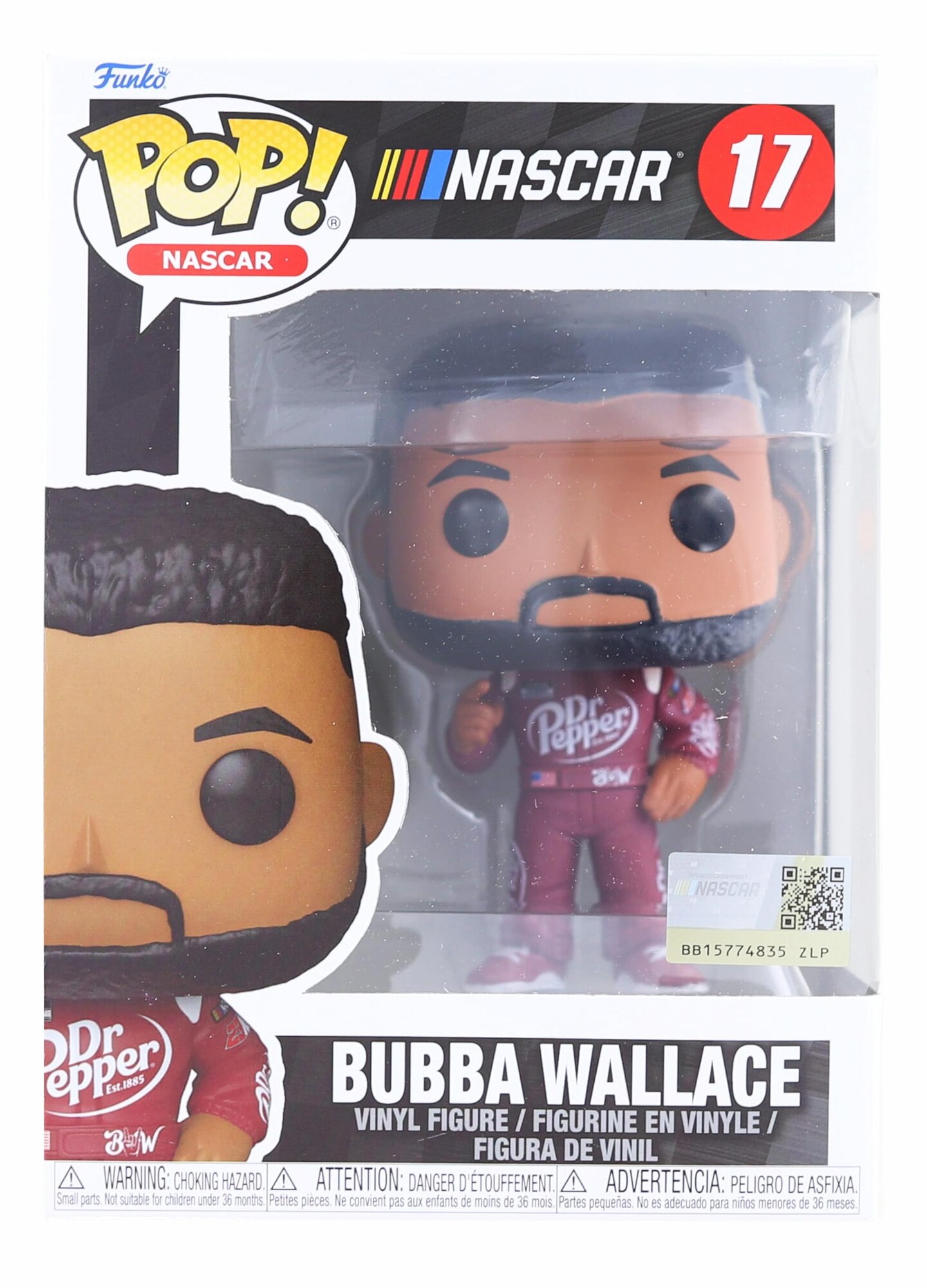 NASCAR Funko POP Vinyl Figure | Bubba Wallace (Dr Pepper) | Michaels