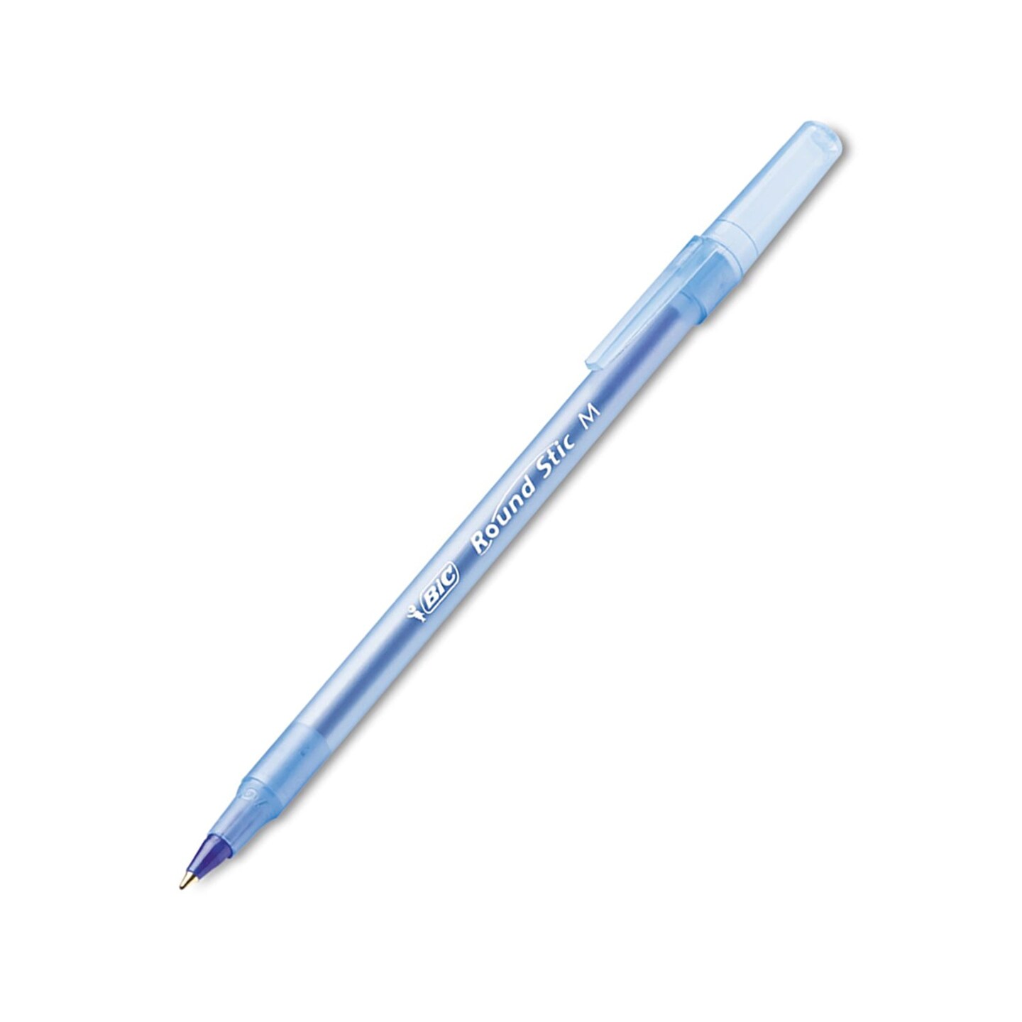 Round Stic&#xAE; Xtra Life Ball Pen, Blue, 60 Per Pack, 2 Packs