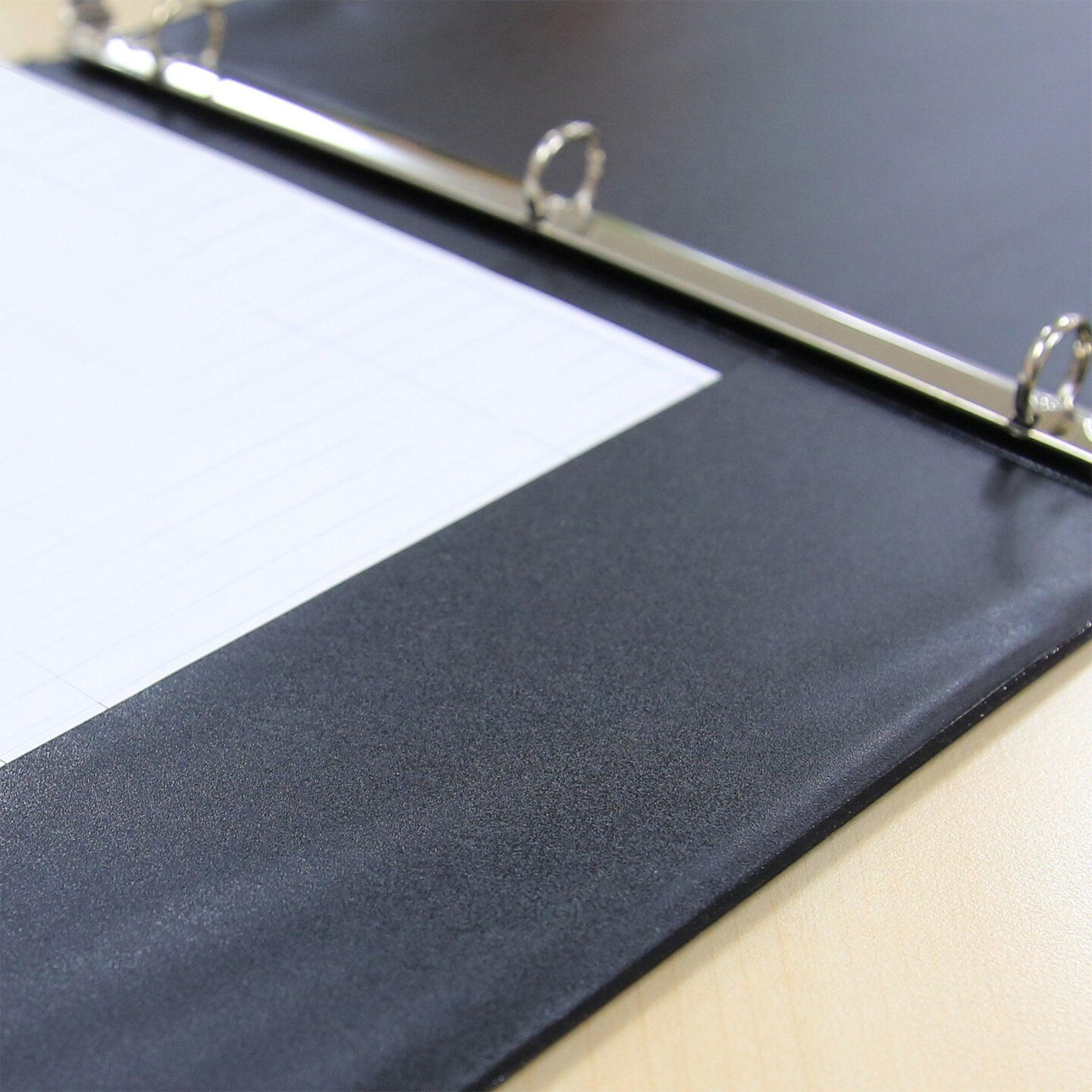 View Binder, 3-Ring, 1&#x22;, 2 Pockets, Black, Pack of 6