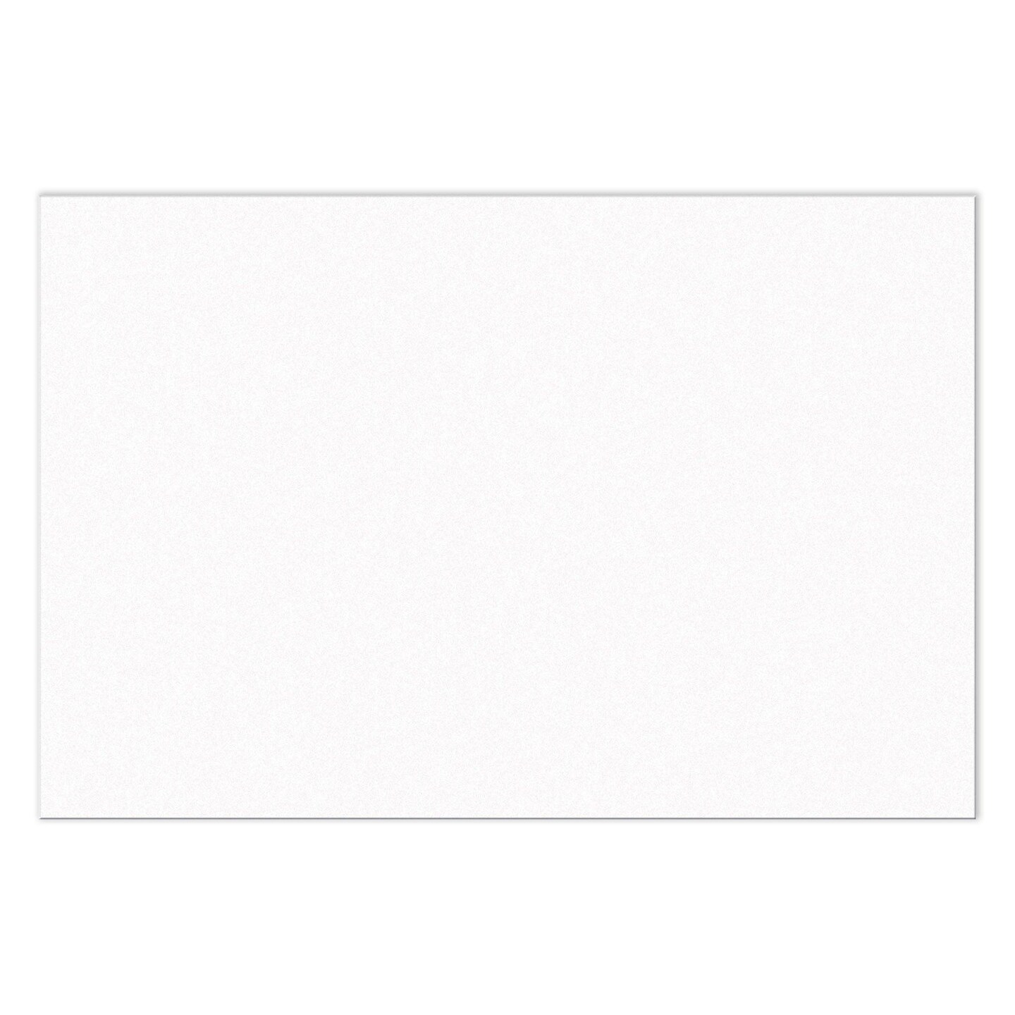 Construction Paper, Bright White, 12&#x22; x 18&#x22;, 100 Sheets Per Pack, 5 Packs