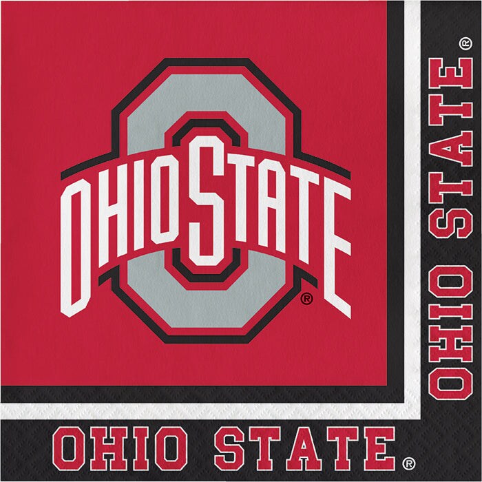 Ohio State Buckeyes Napkins, 20 ct