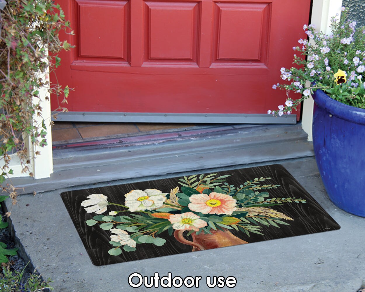 Rustic Bouquet Door Mat (18 x 30&#x22;)