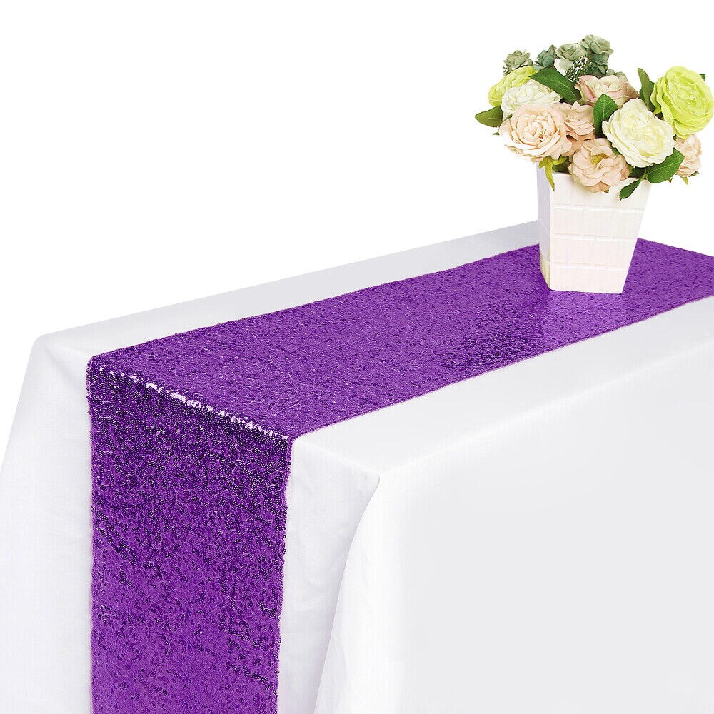 Kitcheniva Sparkly Sequin Table Runner 12x72in