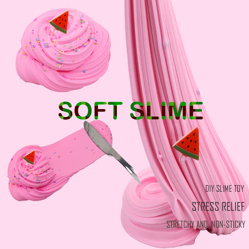 5 Pack Butter Slime Kit,Birthday Gifts for Kids,Party Favor for Girls &#x26; Boys,Non Sticky,Super Soft Sludge Toy