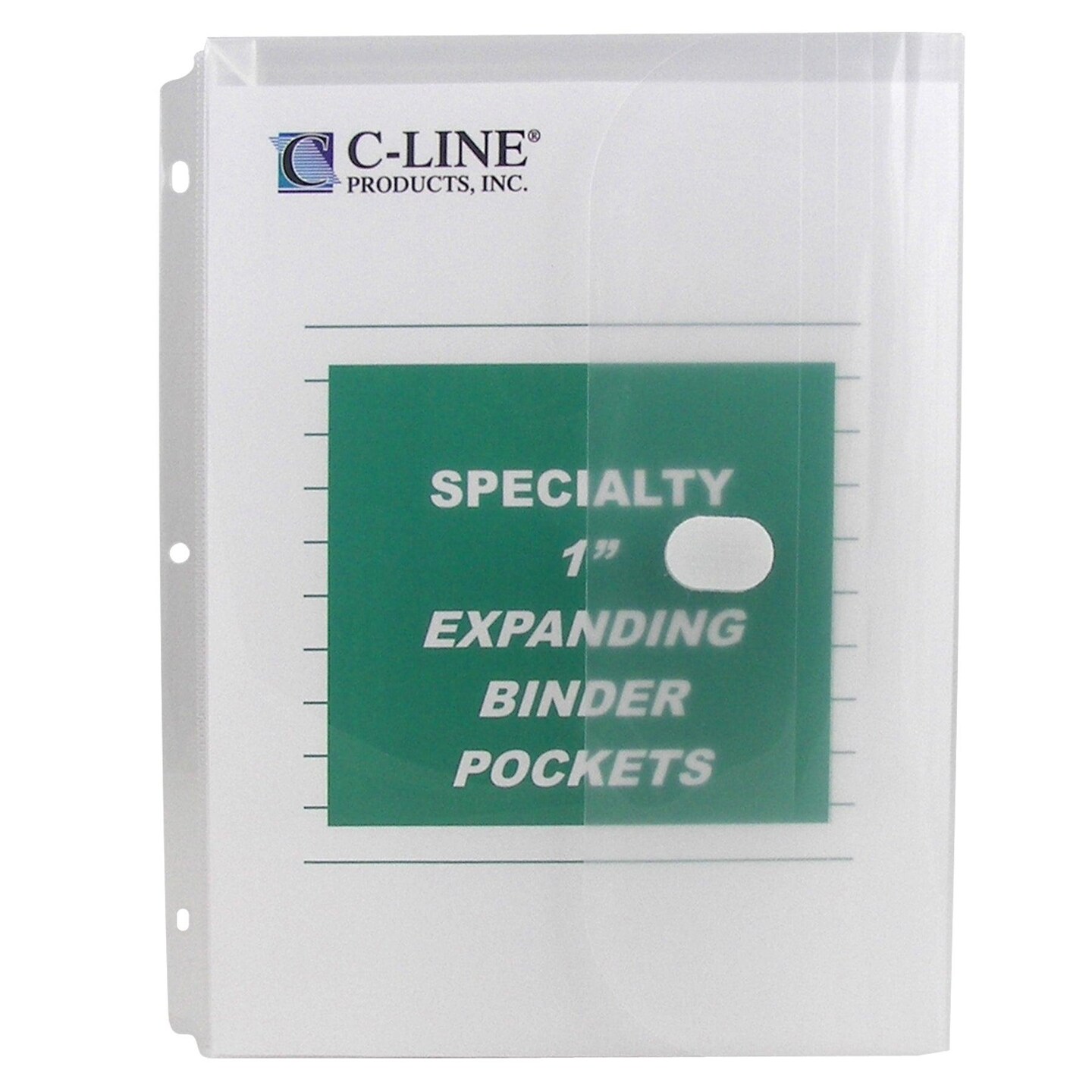 Super Heavyweight Poly Binder Pockets, Clear, Side Loading, 11&#x22; x 8.5&#x22;, Pack of 10