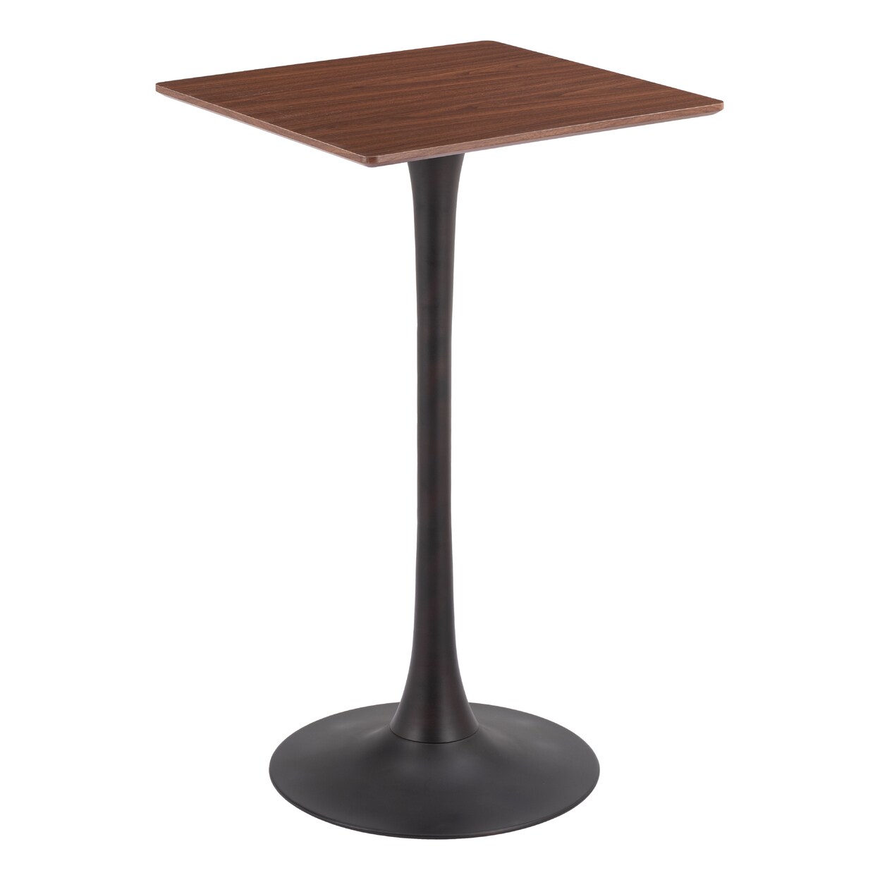 Valleta Bar Table Brown Modern Industrial Design Kitchen Dining Room 42 In