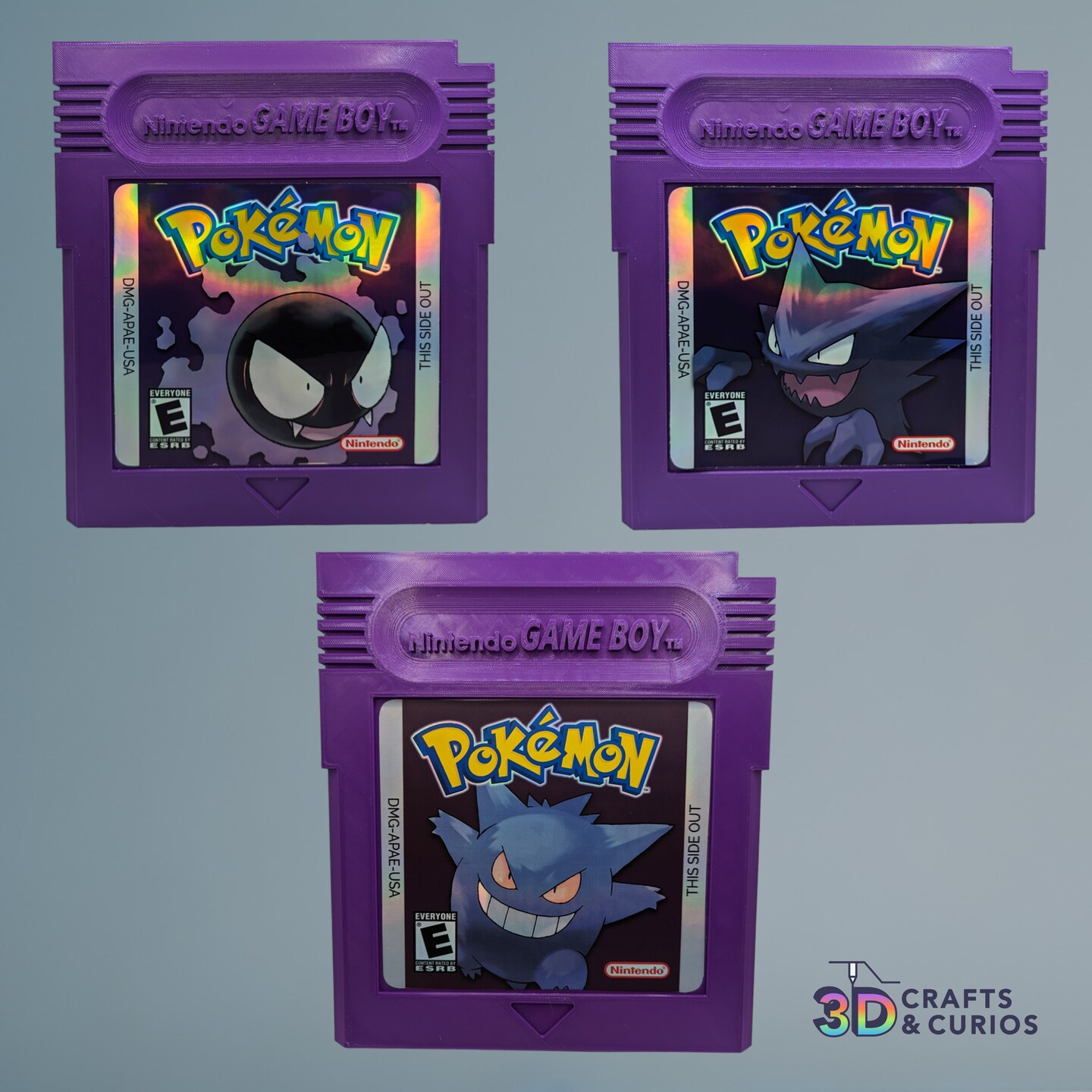 Giant Pokemon Gameboy Cartridge Decoration - Ghastly, Haunter, Gengar product 2