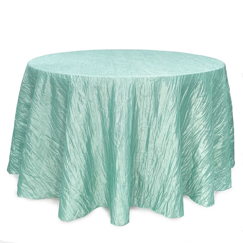 Crinkle Taffeta Round Tablecloth