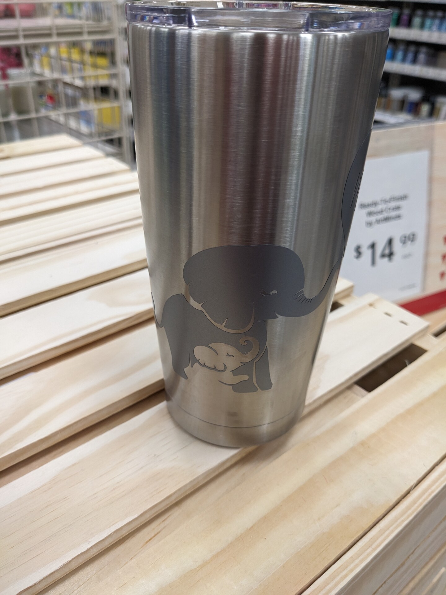 How-To name is Elephant Mama Tumbler