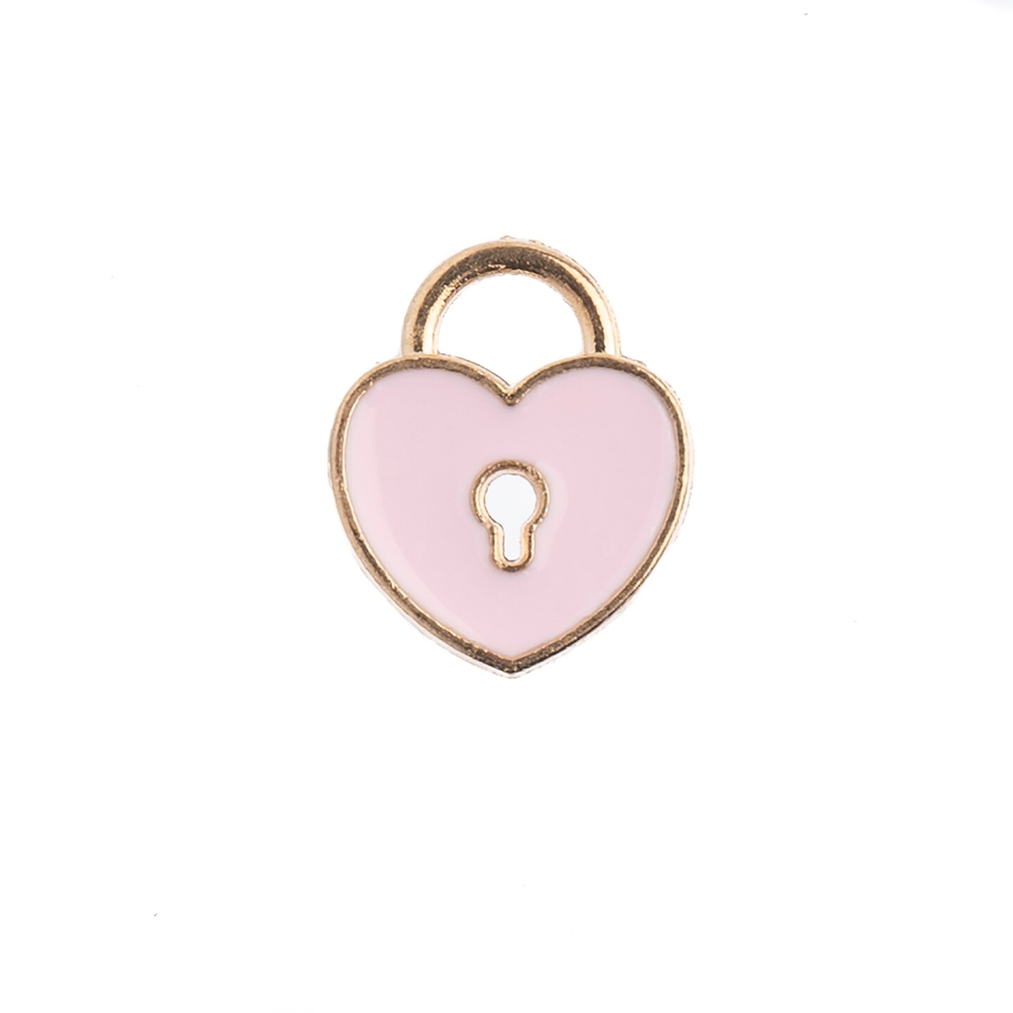 John Bead Sweet &#x26; Petite Heart Locket Charms, 10pcs