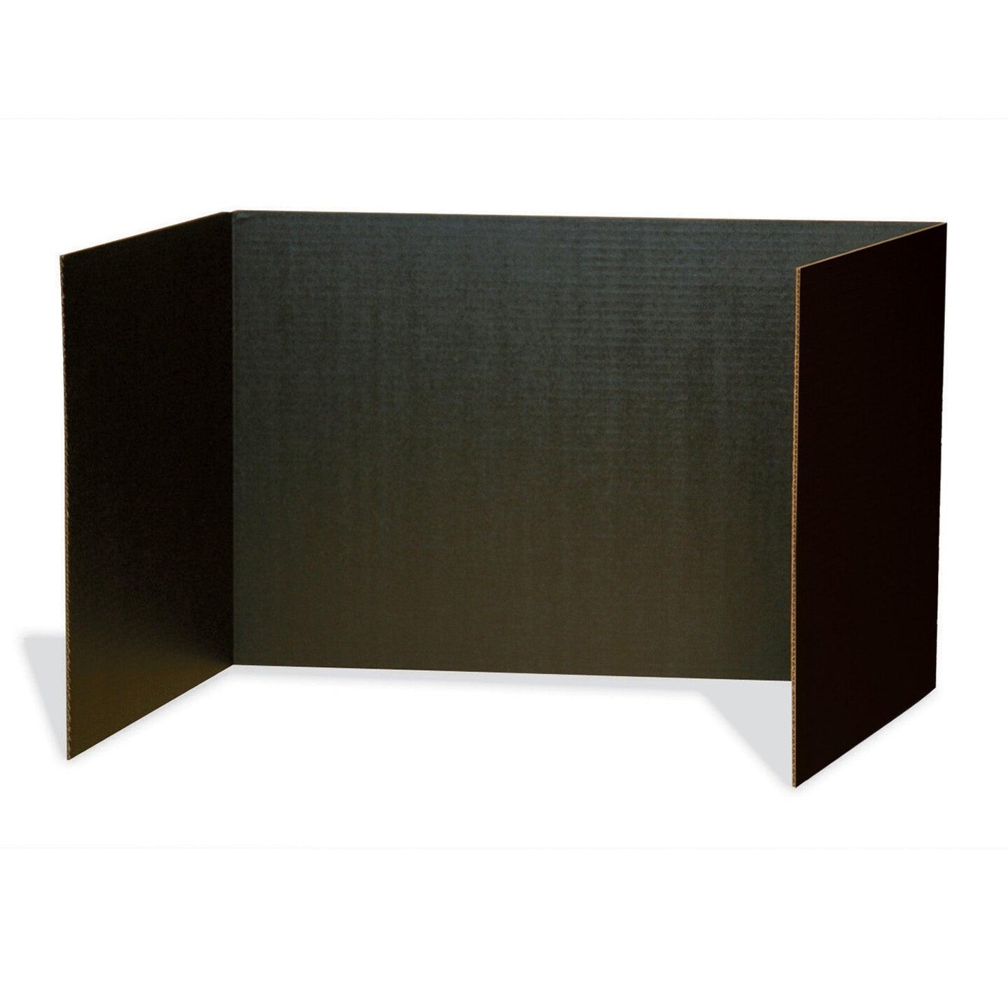 Privacy Boards, Black, 48&#x22; x 16&#x22;, 4 Boards