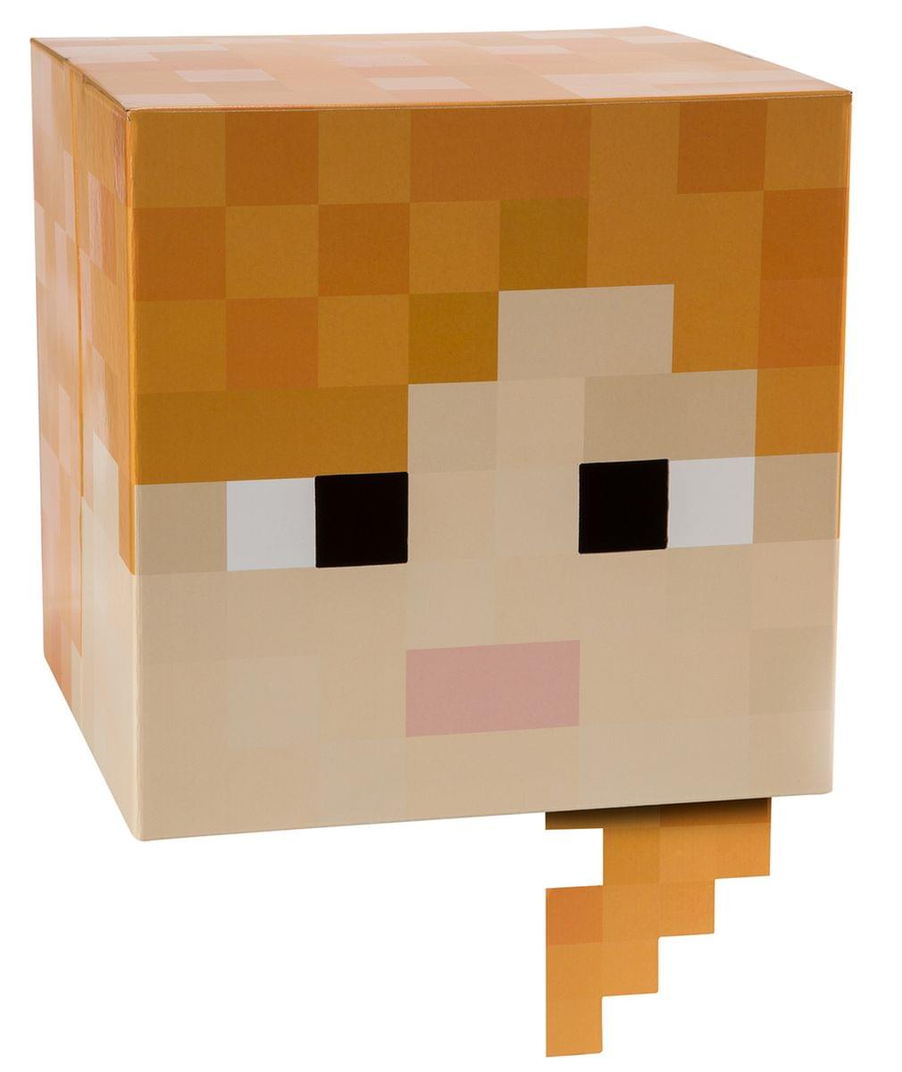 Minecraft 12&#x22; Alex Head Costume Mask