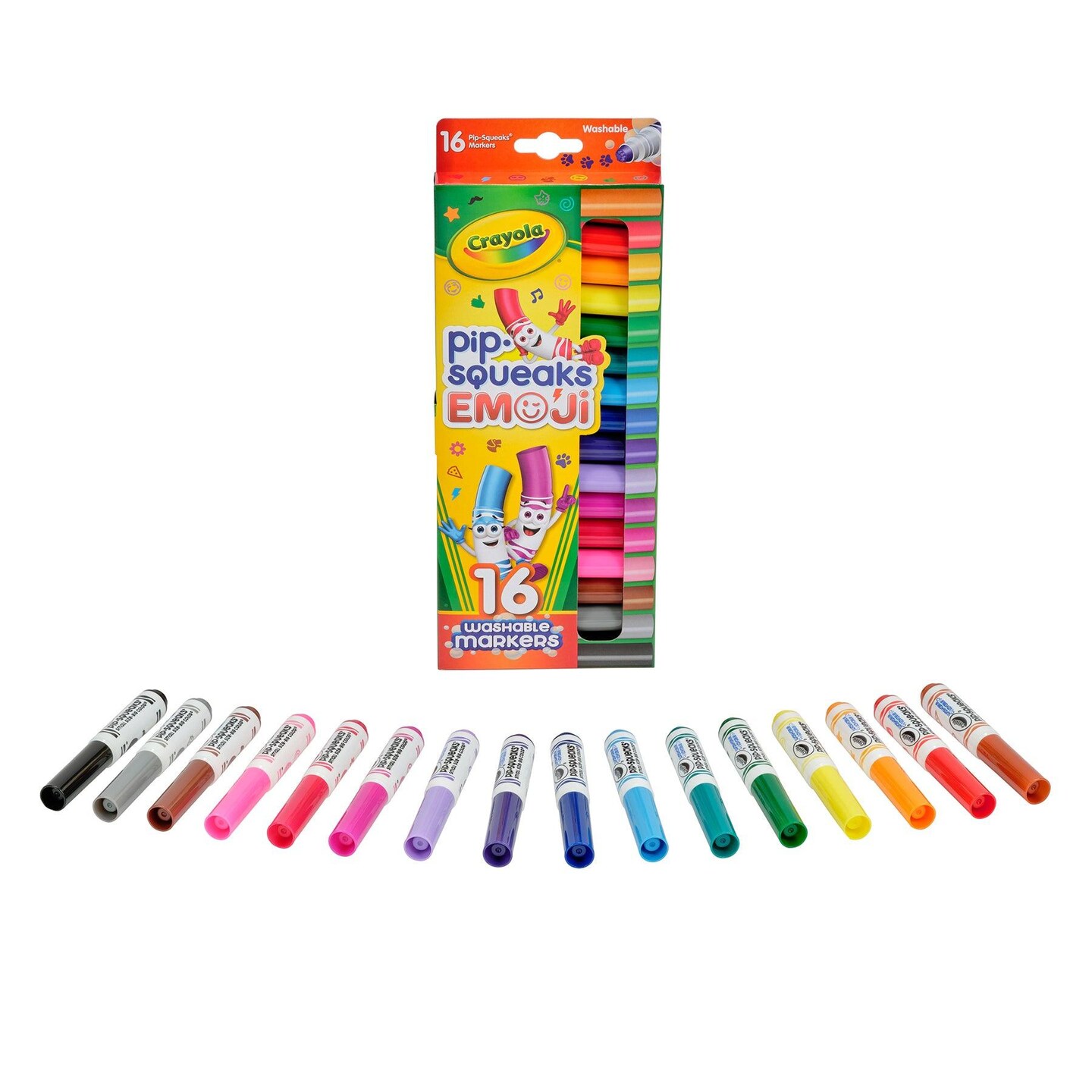 Pip Squeaks Stamper Markers, 16 Per Pack, 3 Packs