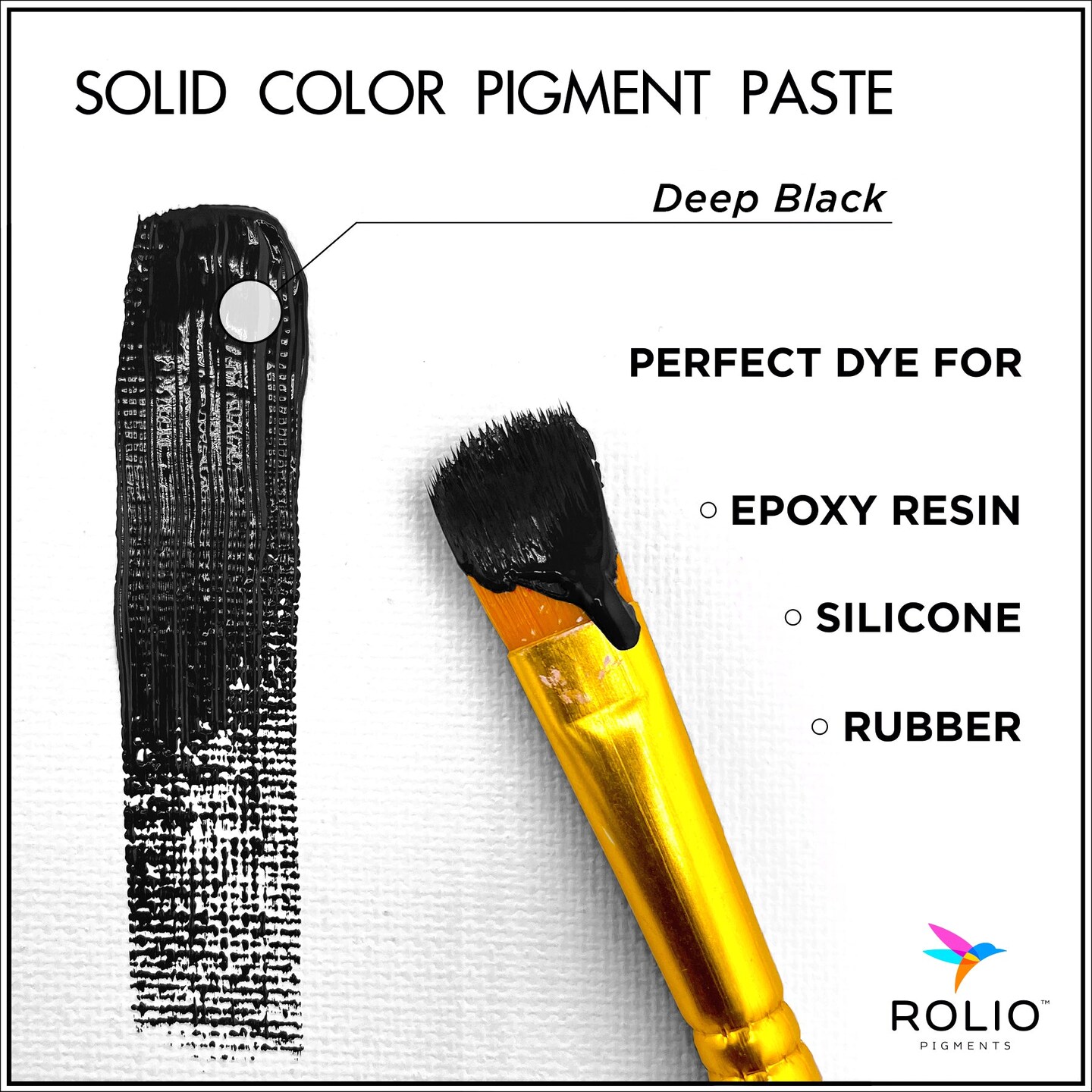 Pigment Paste - 2oz, 1 Jar - Deep Black