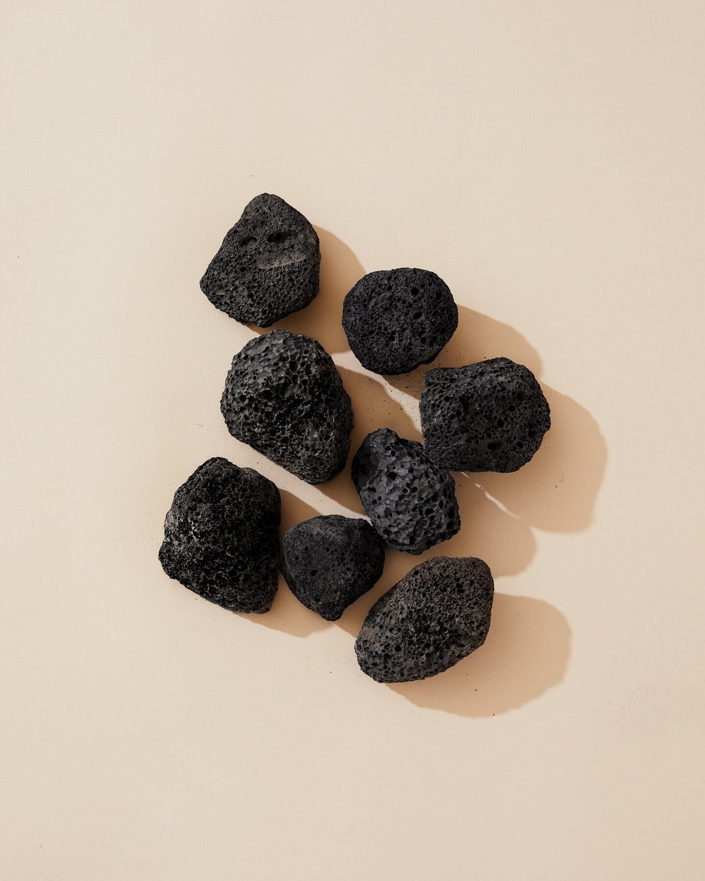 Black Lava Rocks for Home Fragrance