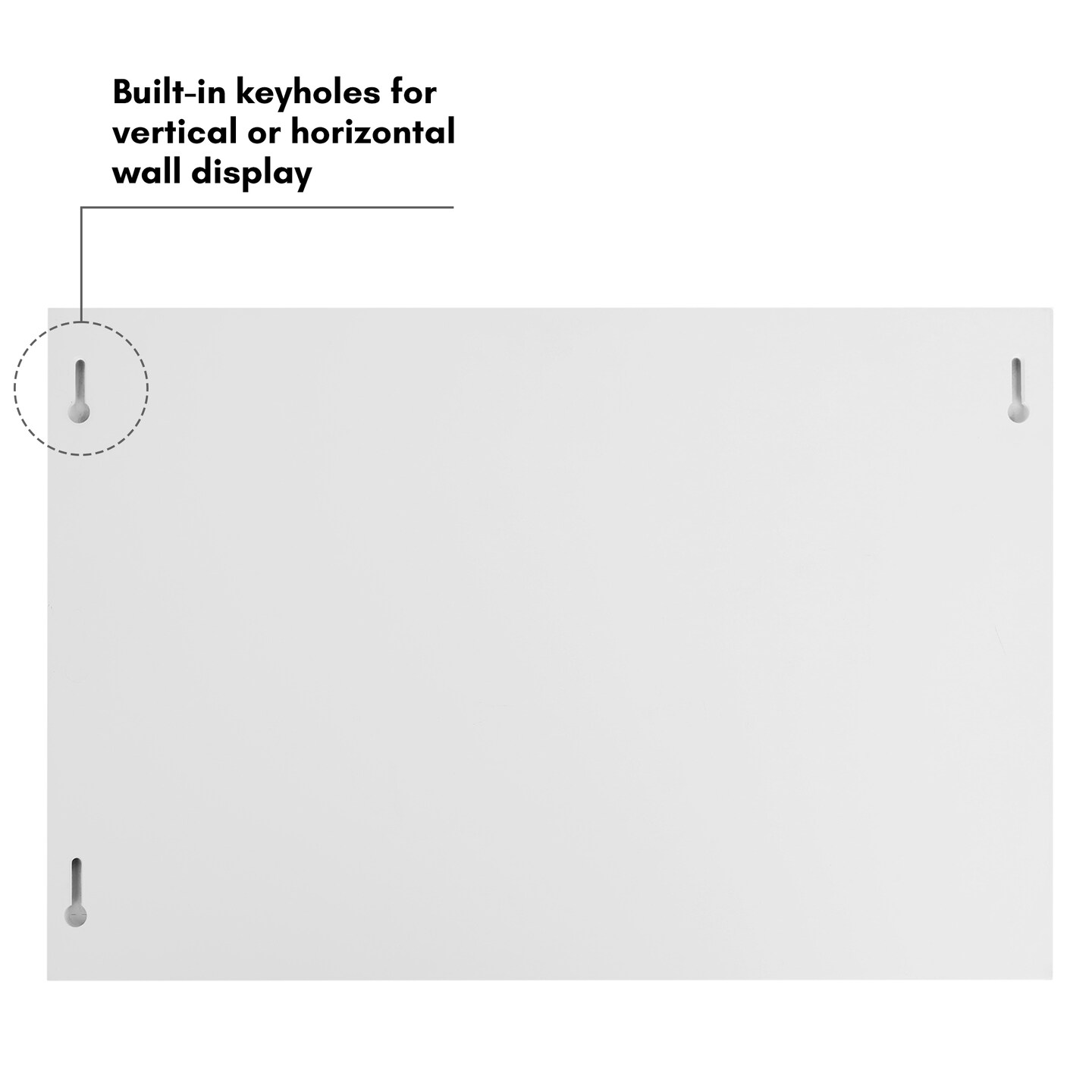 Americanflat 8.5x11 Collage Kids Art Frame - Displays Two 8.5x11 Artworks Side by Side - Showcase 3-Dimensional Artworks - Store Multiple Art Inside - Keyhole Hanging Hardware