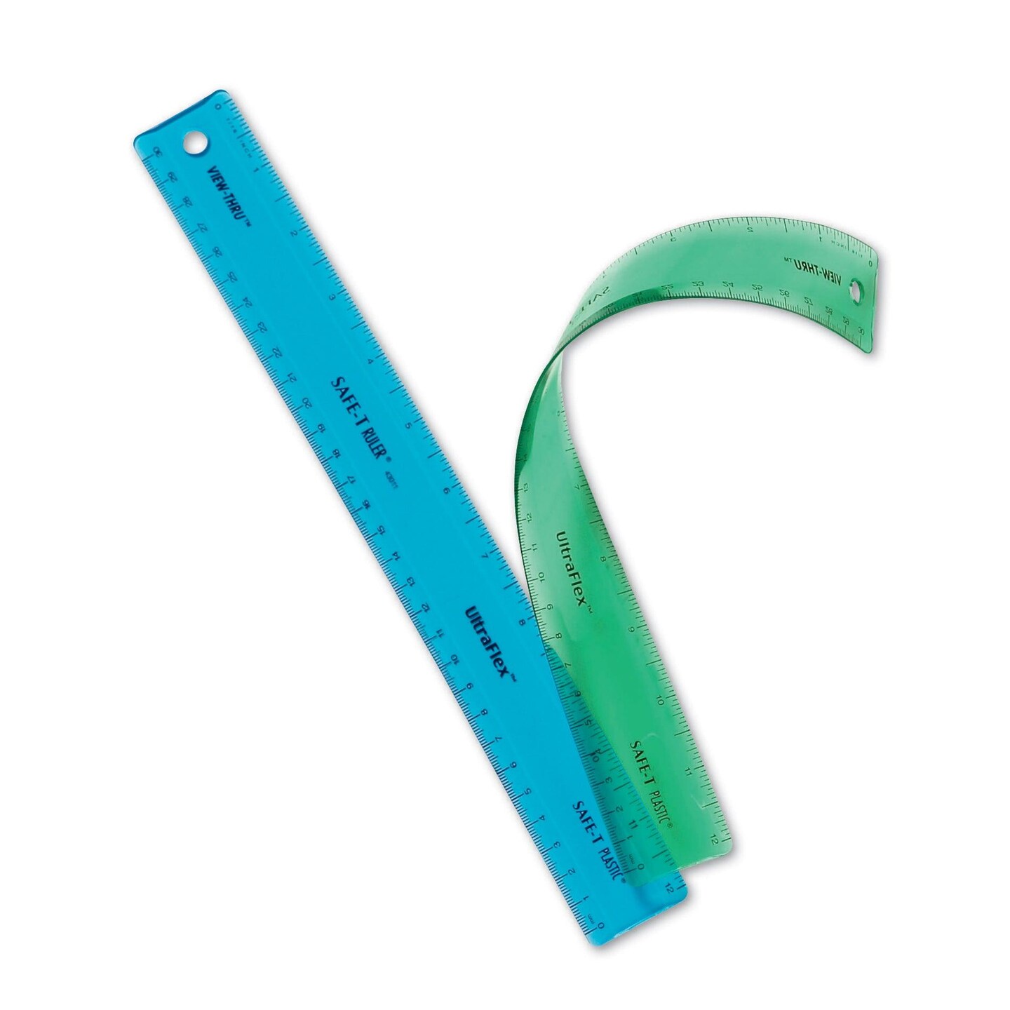 UltraFlex&#xAE; SAFE-T&#xAE; Ruler, Pack of 12