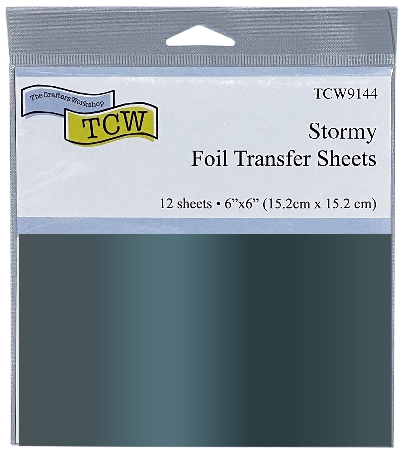 Crafter&#x27;s Workshop Foil Transfer Sheets 6&#x22;X6&#x22; 12/Pkg-Stormy