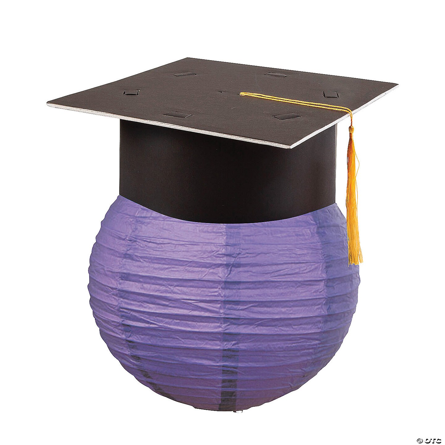 Hanging Paper Lantern with Graduation Cap Decorating Kit 12 Pc