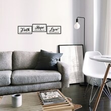 Faith Hope Love Word Trio Sign