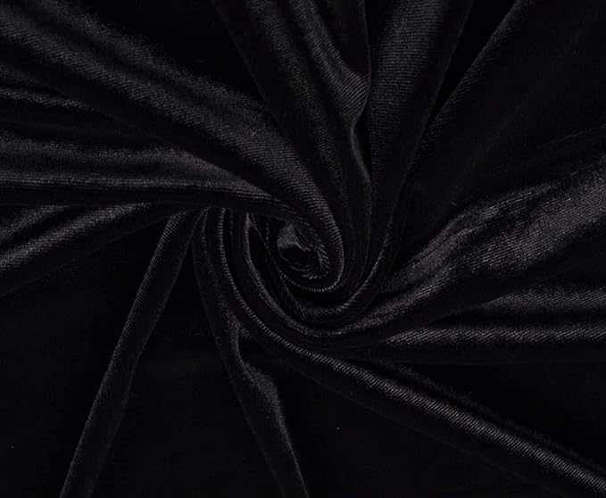 FabricLA Stretch Velvet Fabric - 60&#x22; Inches Wide - 90% Polyester &#x26; 10% Spandex - Perfect for Sewing, Apparel, Costume, Craft