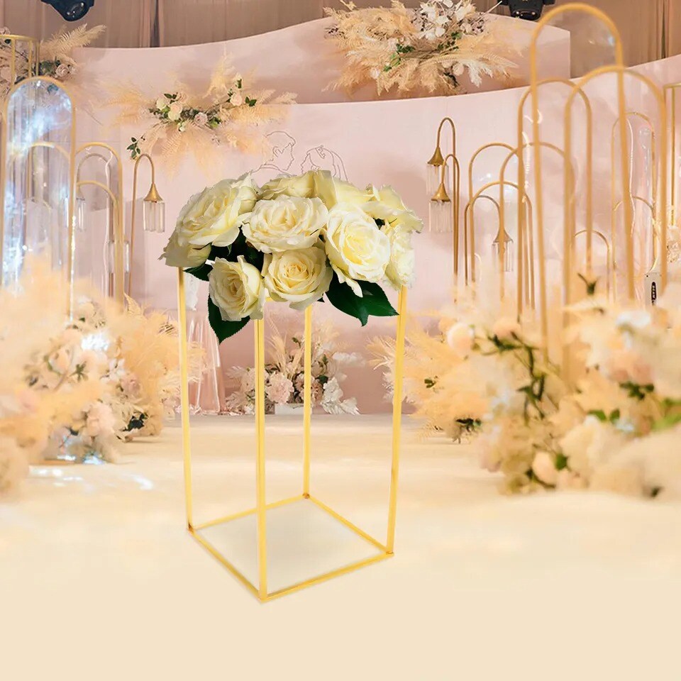 60cm Gold Metal Wedding Flower Stand