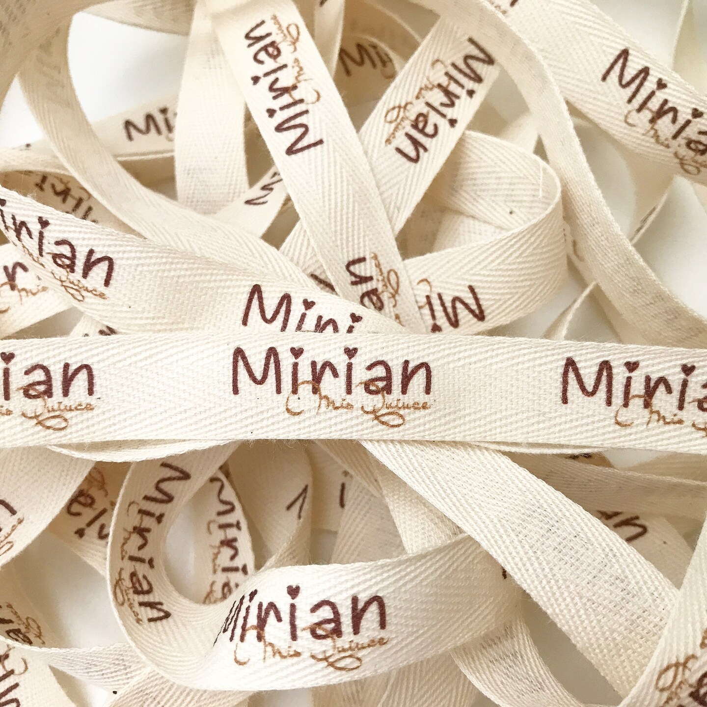 Handmade with Love - Berties Bows Sewing Labels - Per 11 Labels