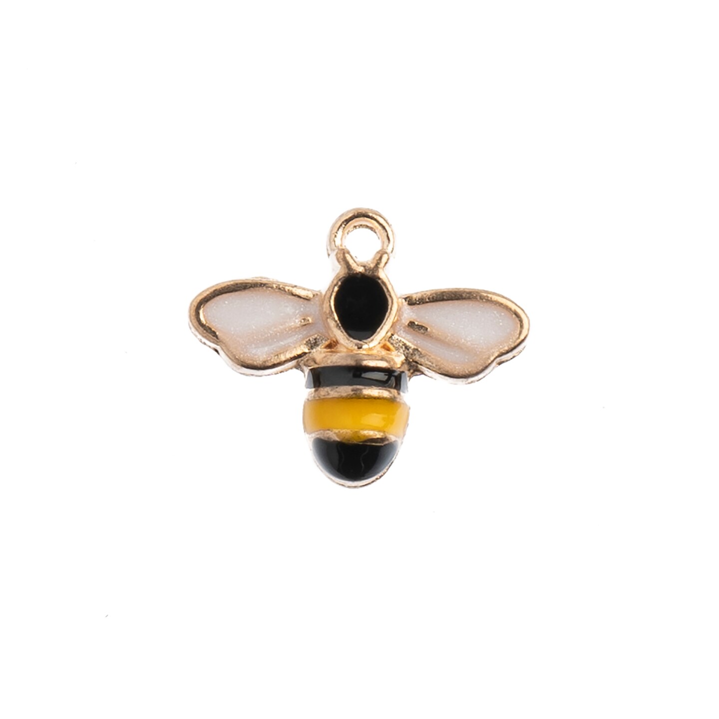 John Bead Sweet &#x26; Petite Bumble Bee Charms, 8pcs