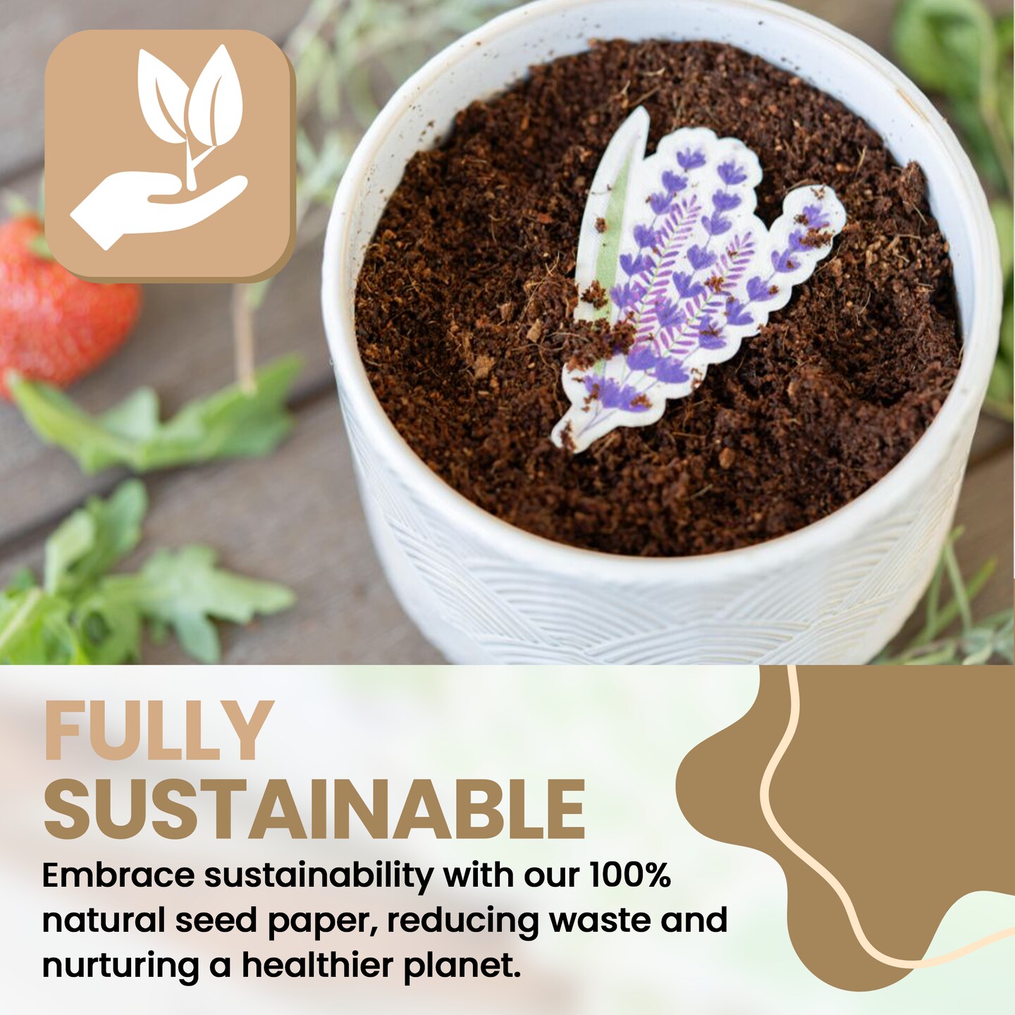 10 Pcs Plantable Seed Paper - Lavender Seed Paper Favors | Flower Seed Paper  for Gardening, Crafting, Birthdays, Wedding Anniversaries | MakerPlace by  Michaels