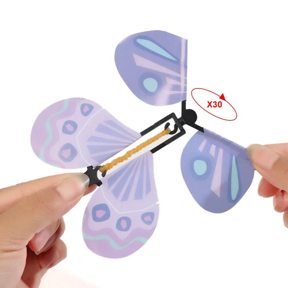 10X Flying Butterfly Greeting Card Magic Toy